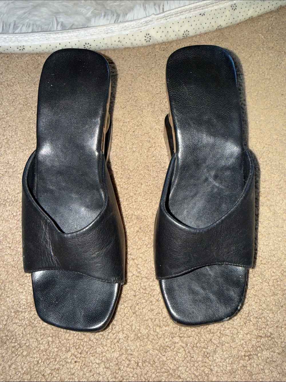 Vintage unique wooden hand painted mules - Picture 5 of 15